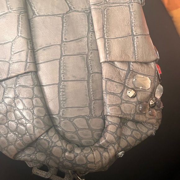 Coach Limited Edition Madison Jeweled Sophia Croc Bag